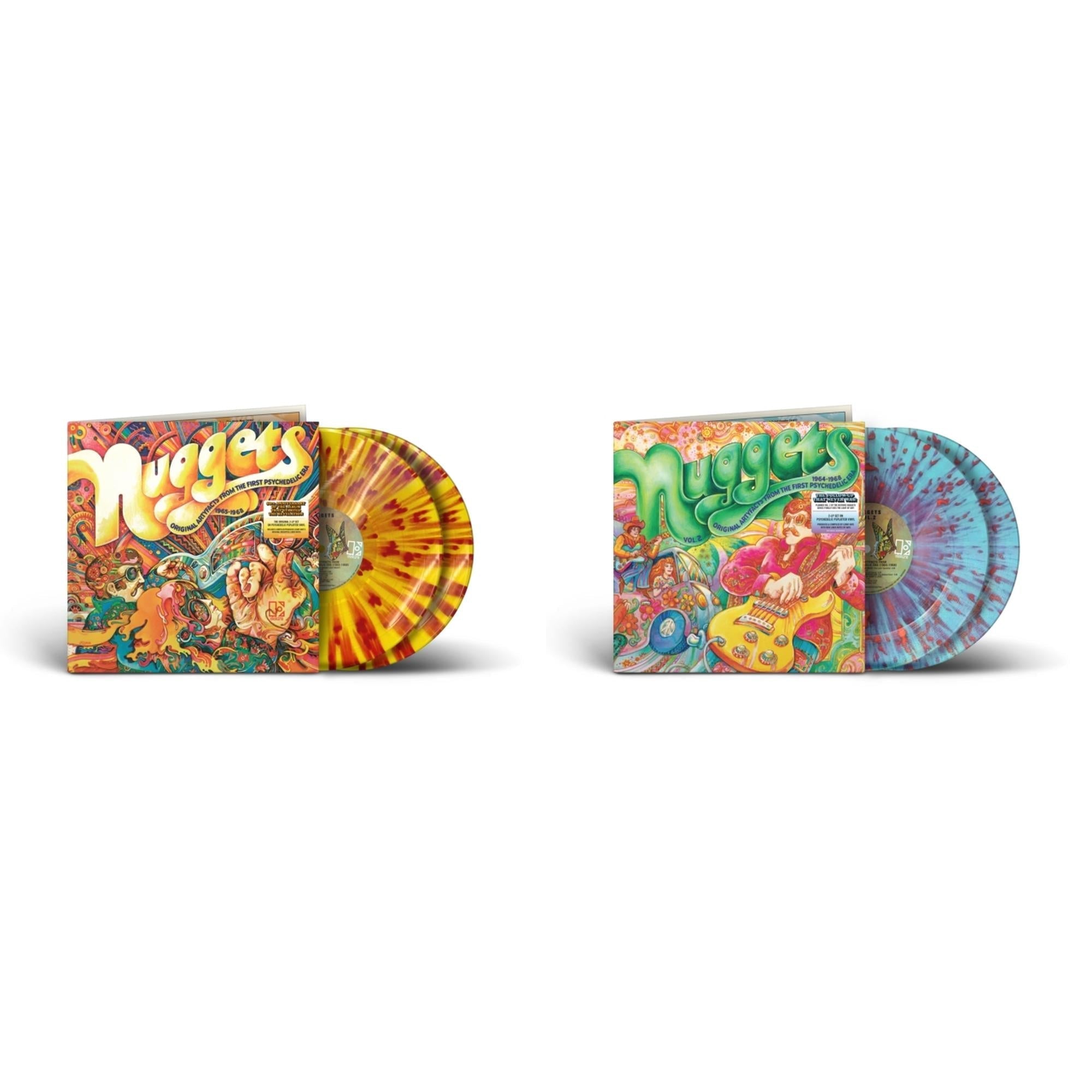 Nuggets - Nuggets: Original Artyfacts From The First Psychedelic Era (1965-1968) (Psychedelic LP Vinyl) (Syeor) & Nuggets: Original Artyfacts From First Psychedelic Era (1965-68): Vol. 2 (Psychedelic LP Vinyl) (Syeor)