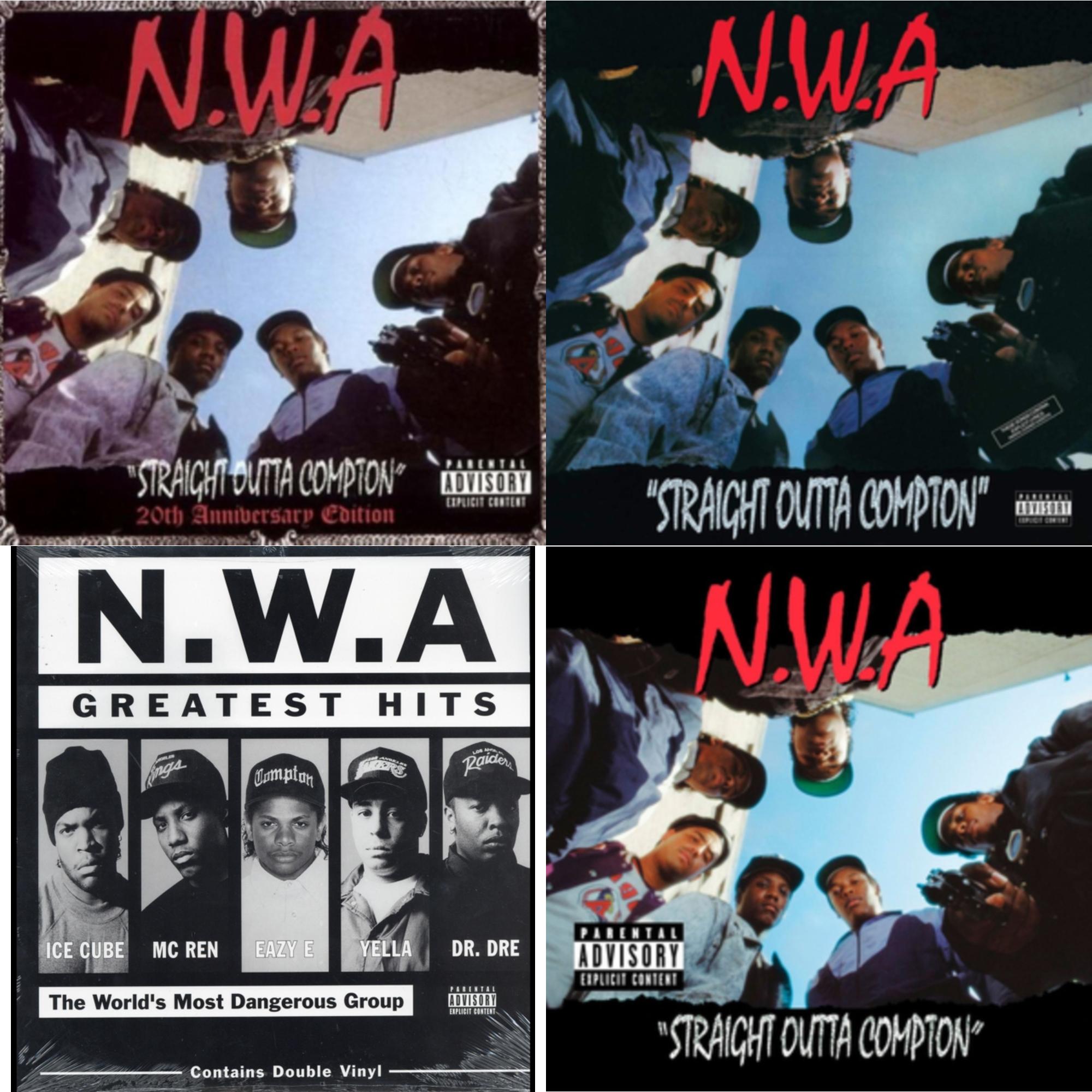 N.W.A. - Straight Outta (20Th Anniversary Edition) & Straight Outta Compton & N.W.A. Greatest Hits & Straight Outta Compton - LP Vinyl Bundle