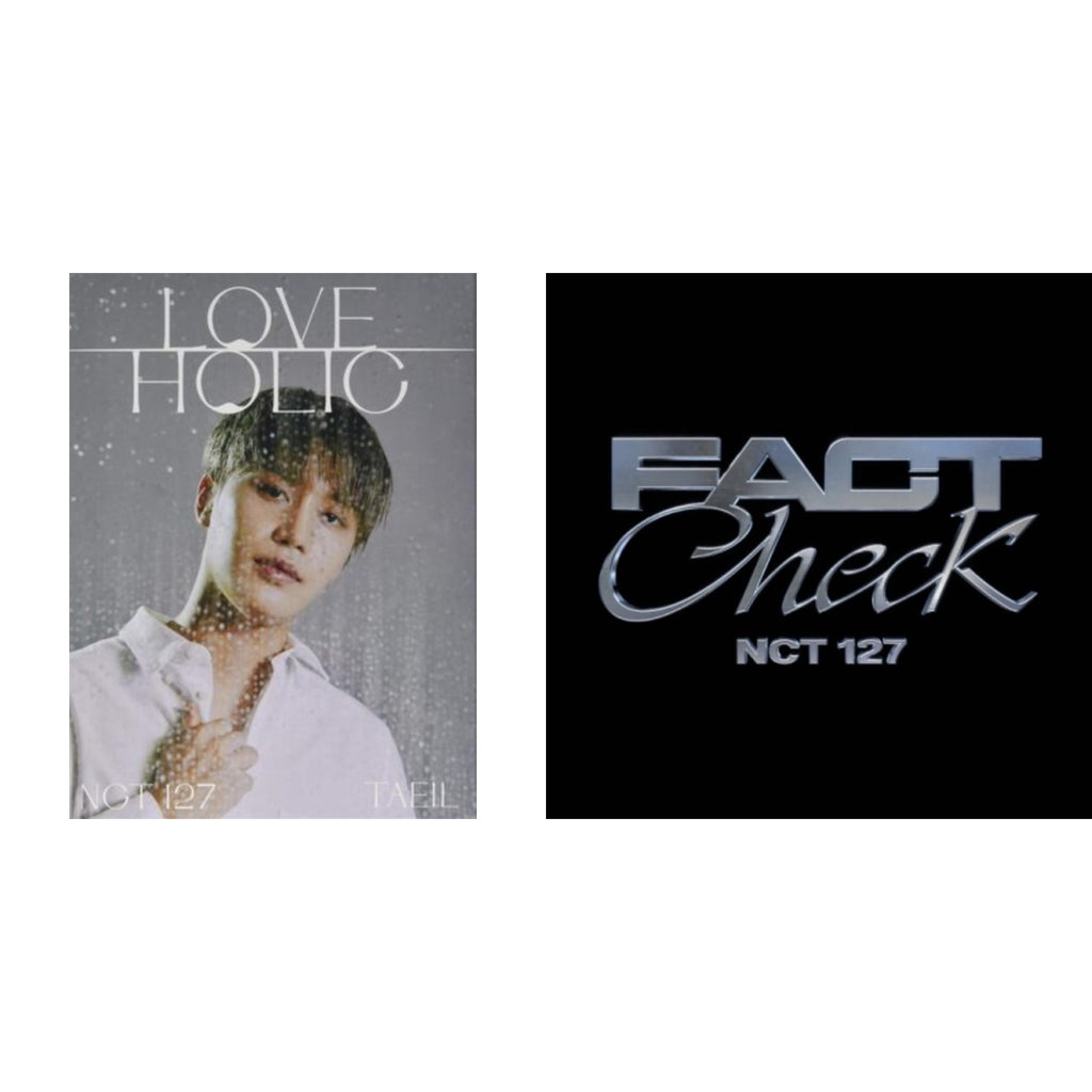 Nct 127 - Loveholic: Taeil Ver. (Limited/Trading Card Type B) & Fact Check Vol.5 (Photobook Ver.) - CD Bundle