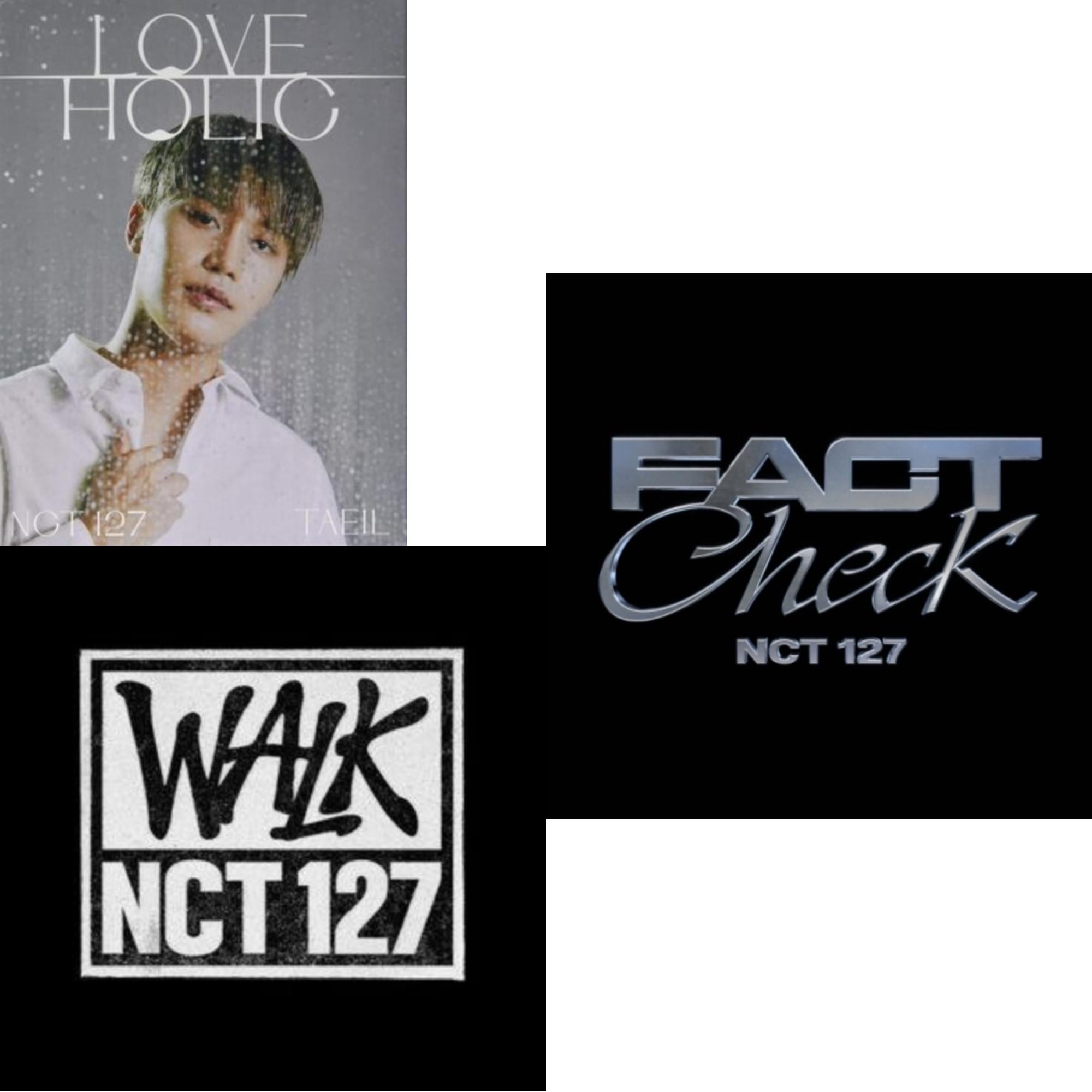 Loveholic: Taeil Ver. (Limited/Trading Card Type B) & Walk - The 6Th Album (Photobook A Ver.) & Fact Check Vol.5 (Photobook Ver.)