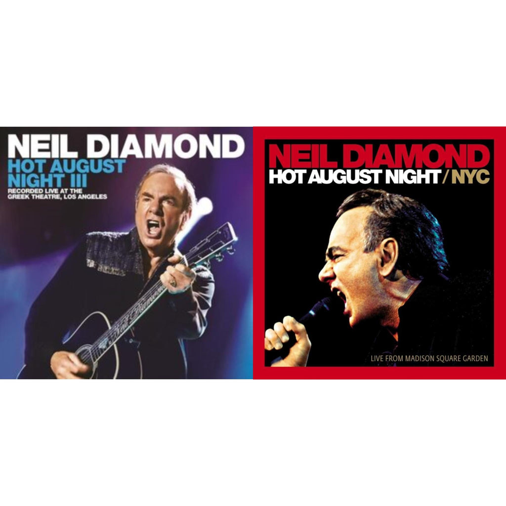 Neil Diamond - Hot August Night/Nyc Live From Madison Square Garden (2LP) & Hot August Night Iii (Sea Glass Vinyl/2LP)