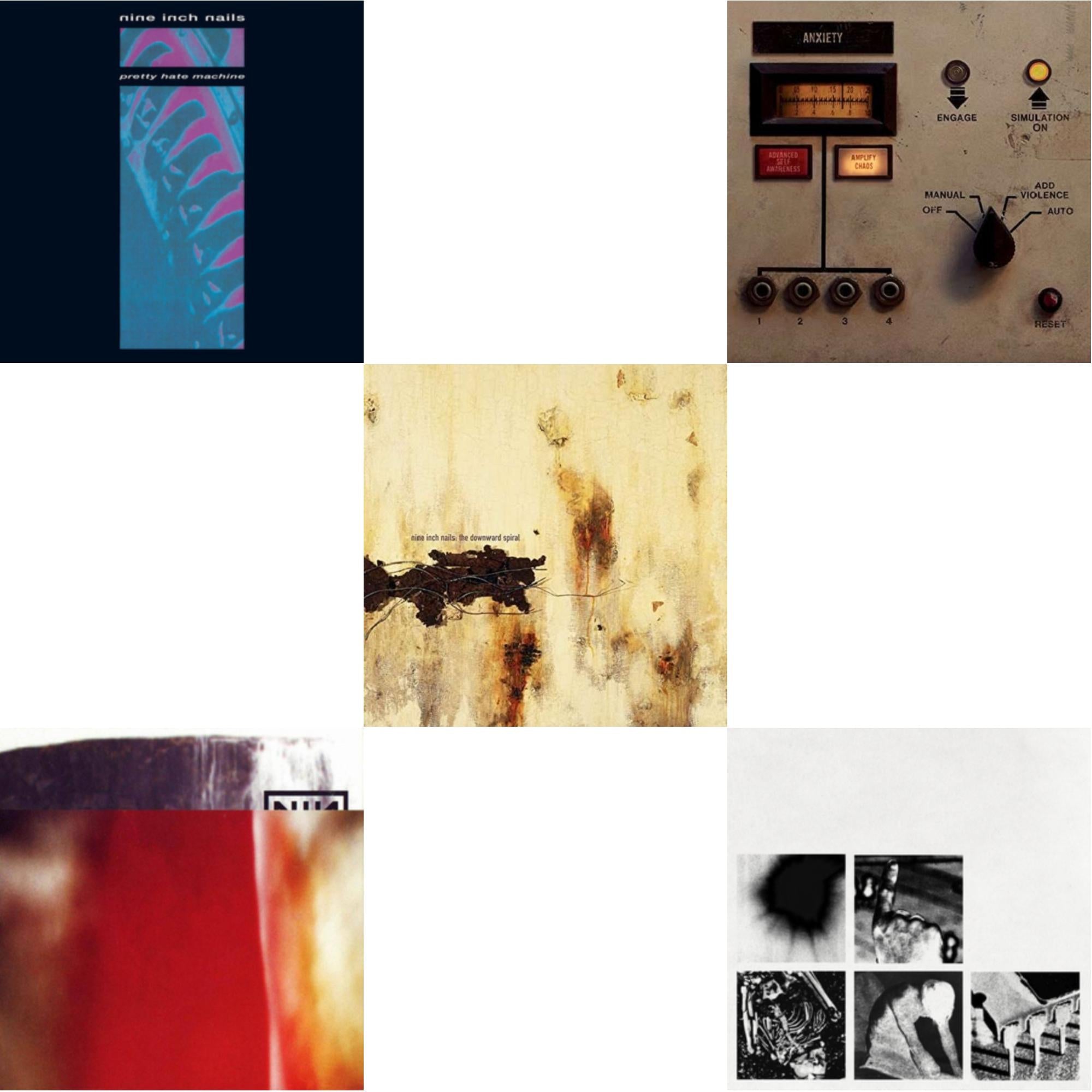 Pretty Hate Machine & Fragile (3LP/180G/2016 Remaster) & Downward Spiral (2LP/180G/2016 Remaster) & Add Violence Ep & Bad Witch (LP)