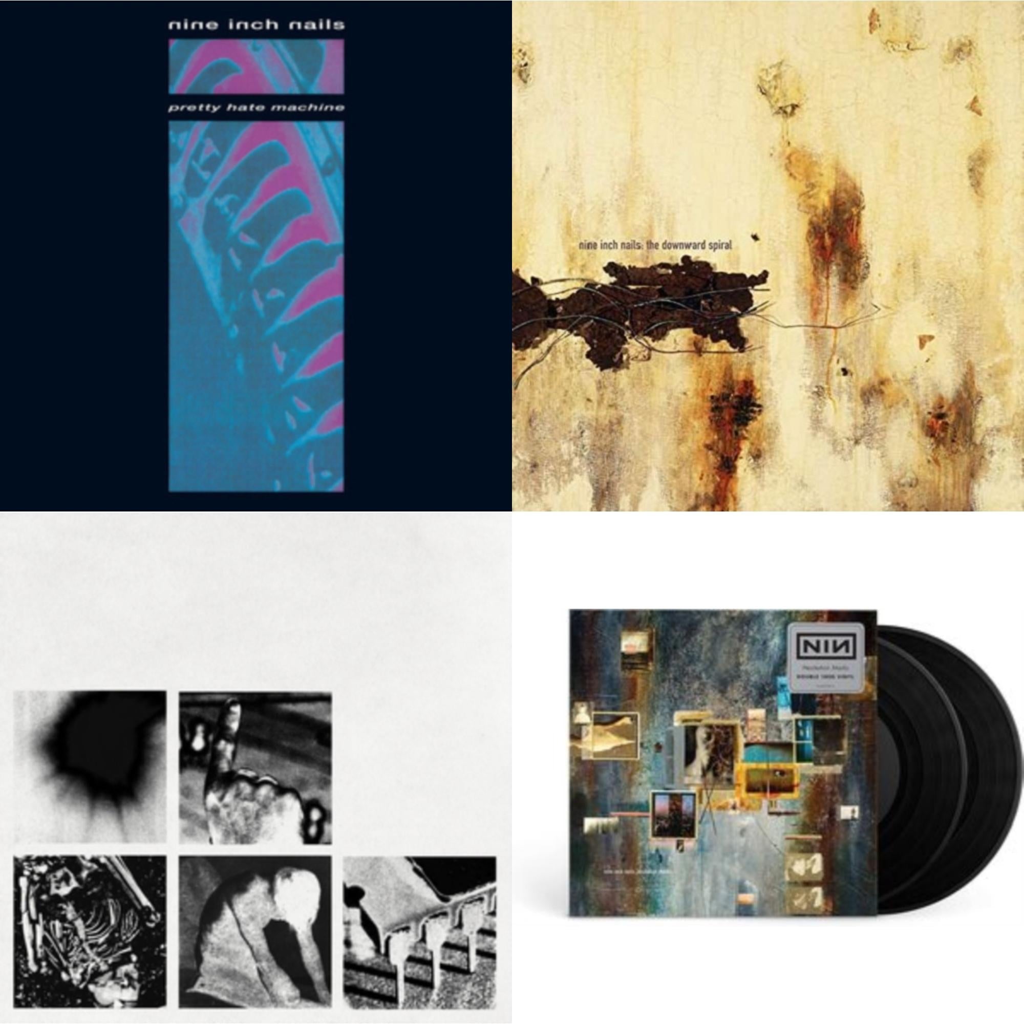 Nine Inch Nails - Pretty Hate Machine & Downward Spiral (2LP/180G/2016 Remaster) & Bad Witch (LP) & Hesitation Marks (2LP)