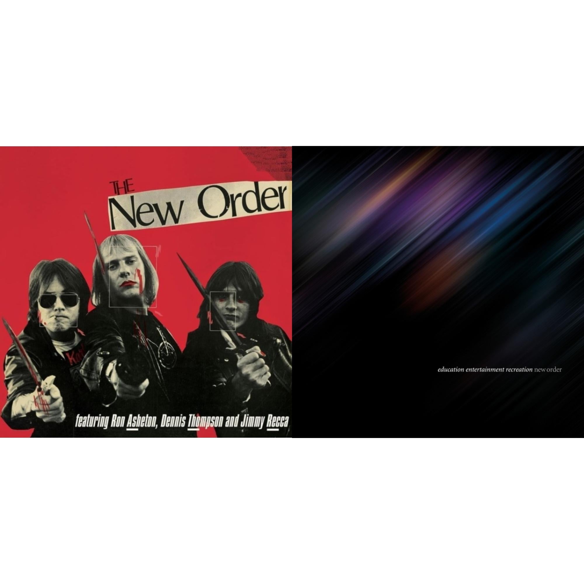 New Order - Education Entertainment Recreation (Live) & New Order (Marble LP Vinyl)