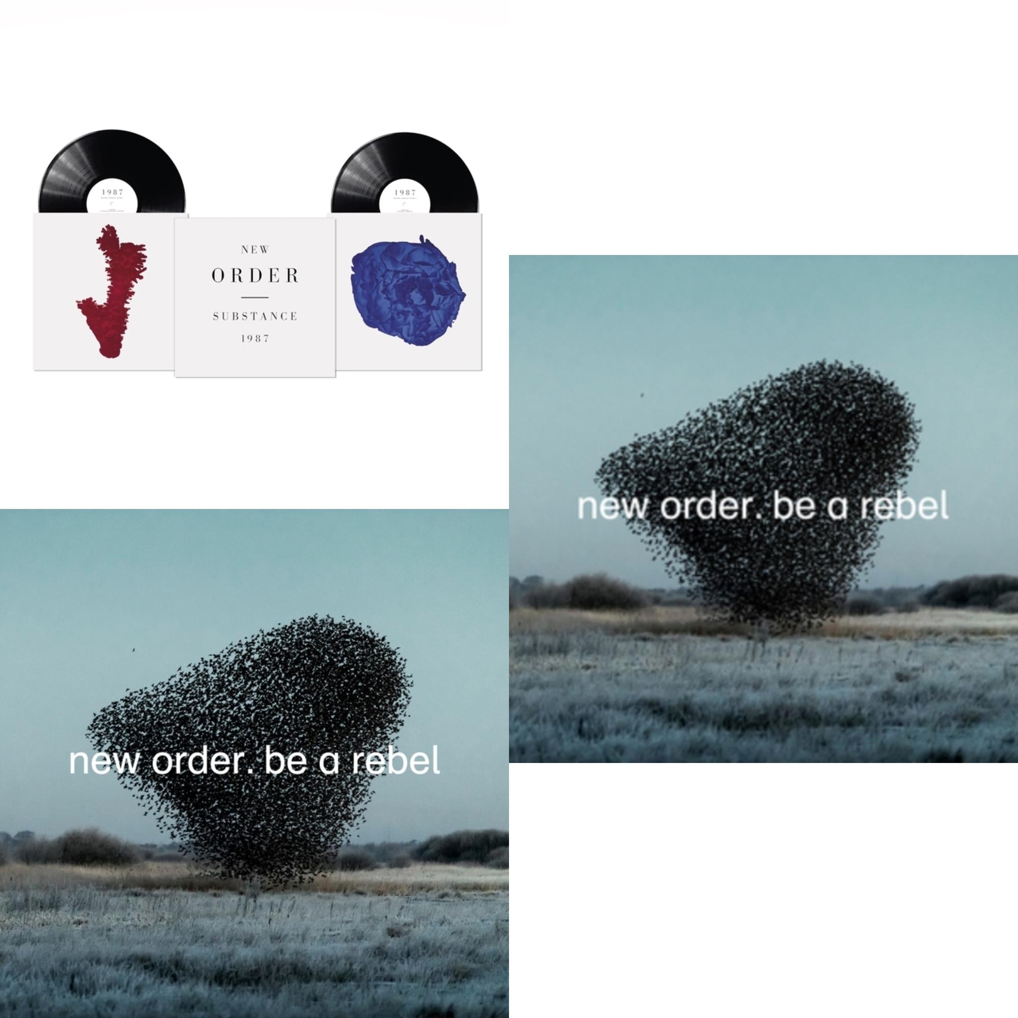 New Order - Substance (2023 Reissue) (2LP) & Be A Rebel & Be A Rebel Ep
