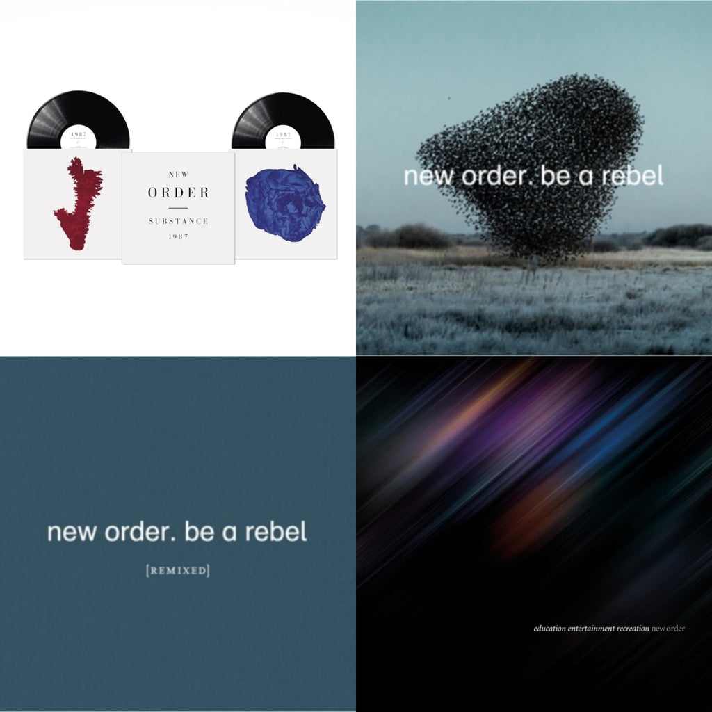 Education Entertainment Recreation (Live) & Substance (2023 Reissue) (2LP) & Be A Rebel Ep & Be A Rebel Remixed (Limited Edition/Clear LP Vinyl)