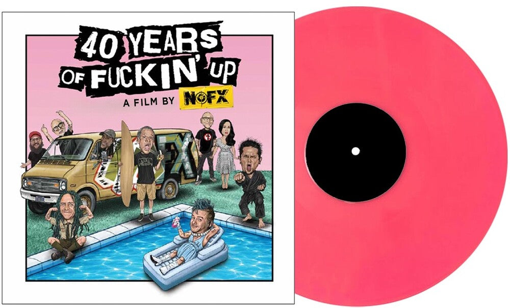 NOFX – 40 Years of Fuckin' Up: Soundtrack (Pink LP Vinyl) Vinyl Record