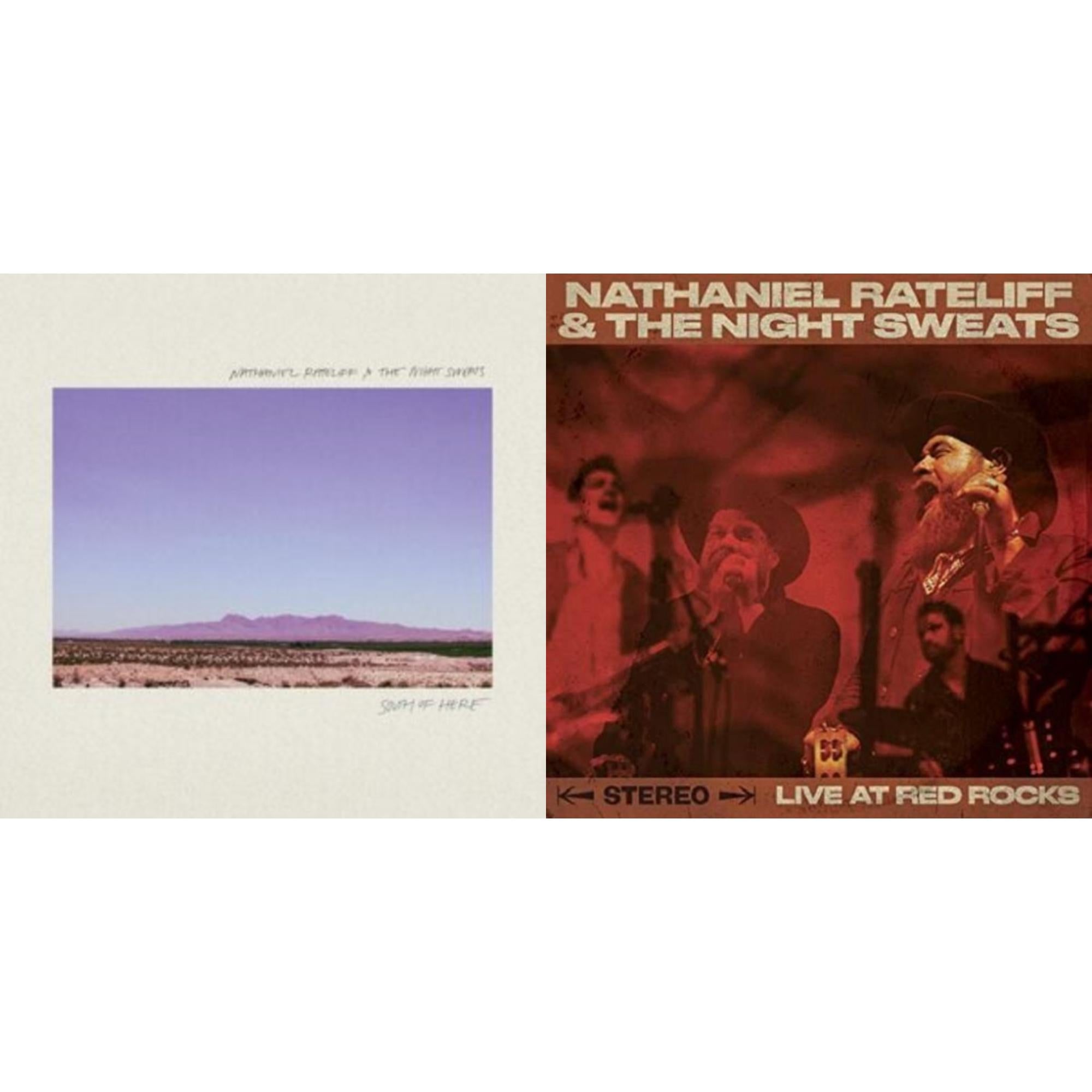 Nathaniel & The Night Sweats Rateliff - South Of Here (X) (180G) & Live At Red Rocks - LP Vinyl Bundle