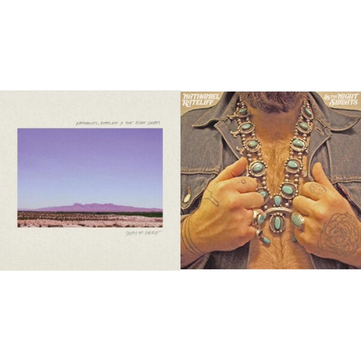 Nathaniel & The Night Sweats Rateliff - South Of Here (X) (180G) & Nathaniel Rateliff & The Night Sweats - LP Vinyl Bundle