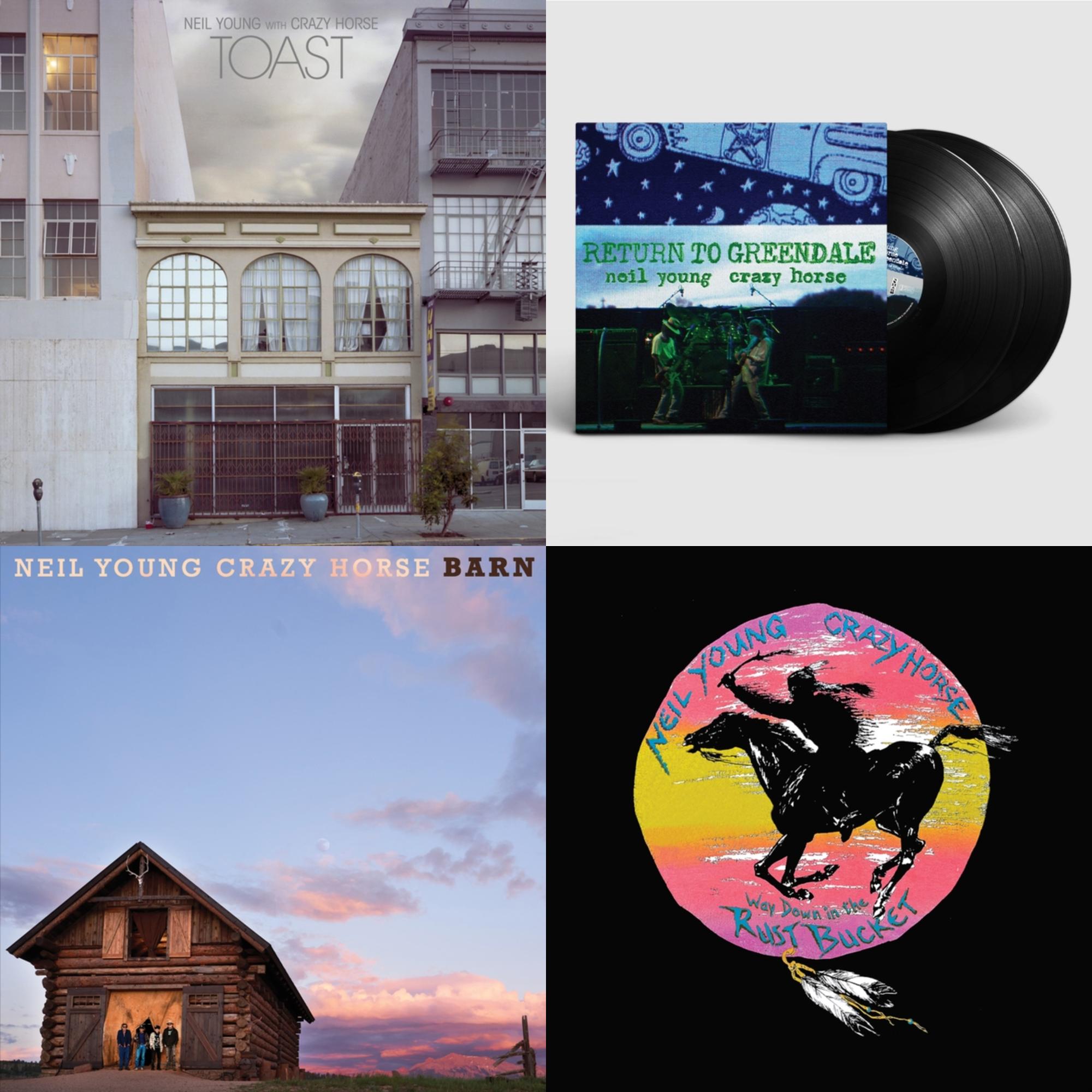 Neil & Crazy Horse Young - Barn (Deluxe Edition/LP/CD/Blu-Ray) & Toast (2LP) & Way Down In The Rust Bucket (4LP) & Return To Greendale