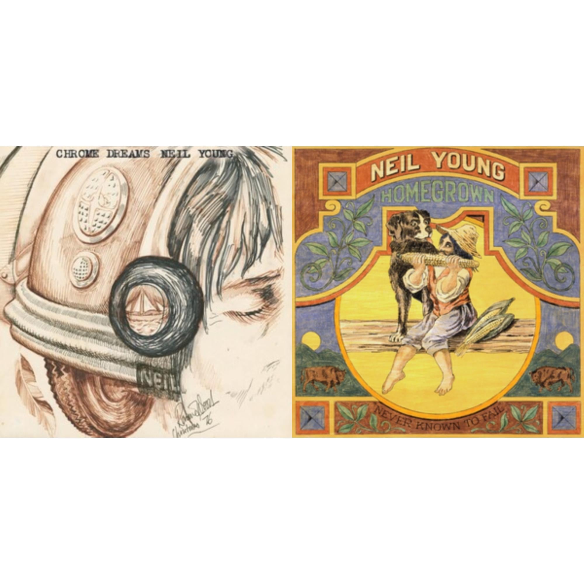 Neil Young - Chrome Dreams (2LP) & Homegrown