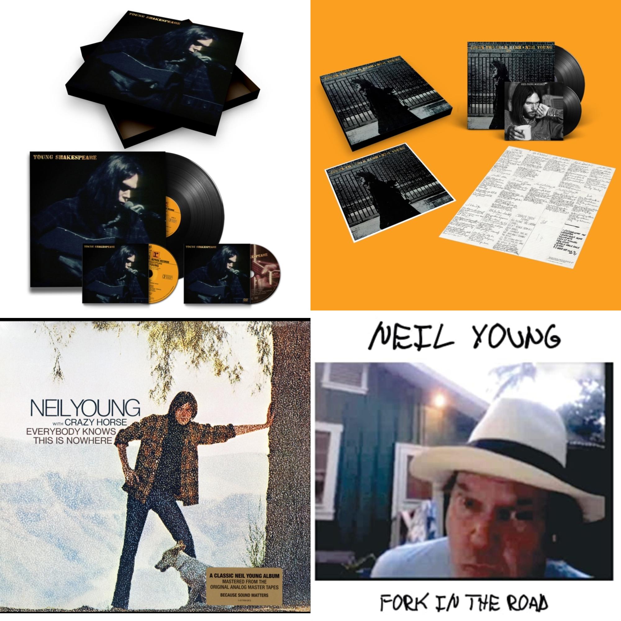 Young Shakespeare (Deluxe) & After The Gold Rush (50Th Anniv Ed) & Everybody Knows This Is Nowhere & Fork In The Road (140G)