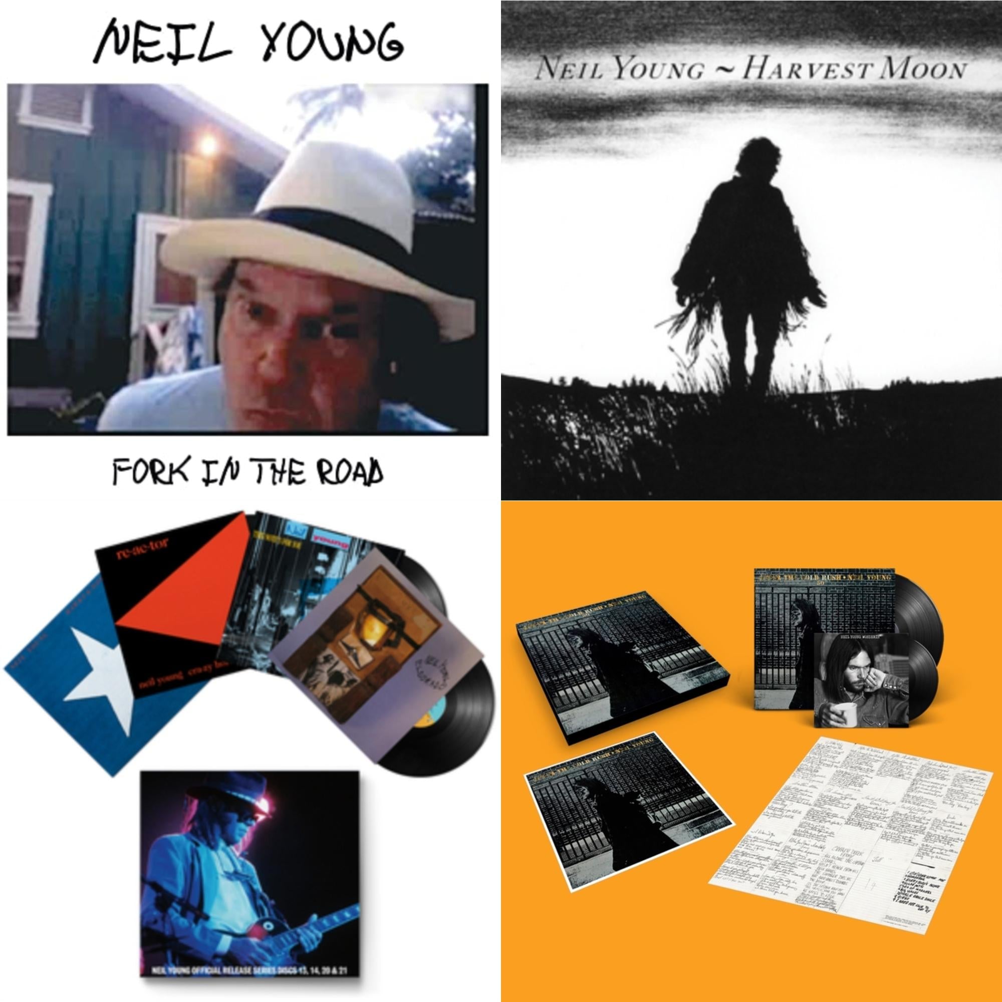 After The Gold Rush (50Th Anniv Ed) & Official Release Series Discs 13, 14, 20 & 21 & Harvest Moon (2LP) & Fork In The Road (140G)