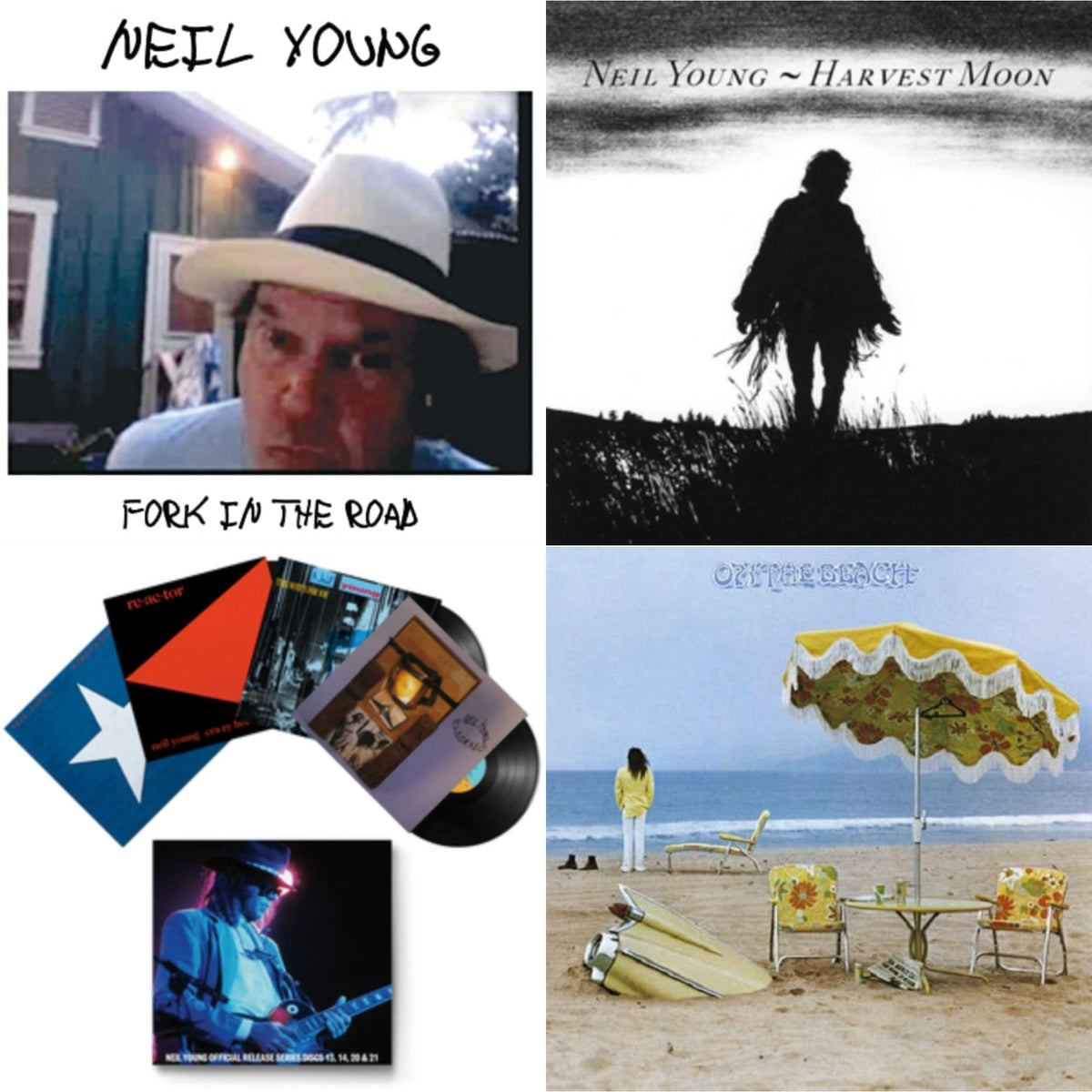 Official Release Series Discs 13, 14, 20 & 21 & Harvest Moon (2LP) & On The Beach & Fork In The Road (140G)