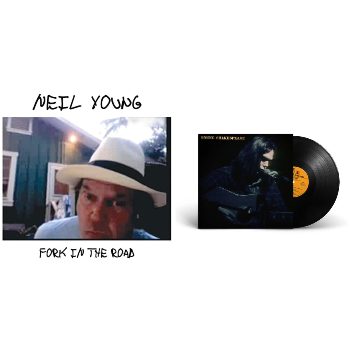 Neil Young - Young Shakespeare & Fork In The Road (140G) - LP Vinyl Bundle