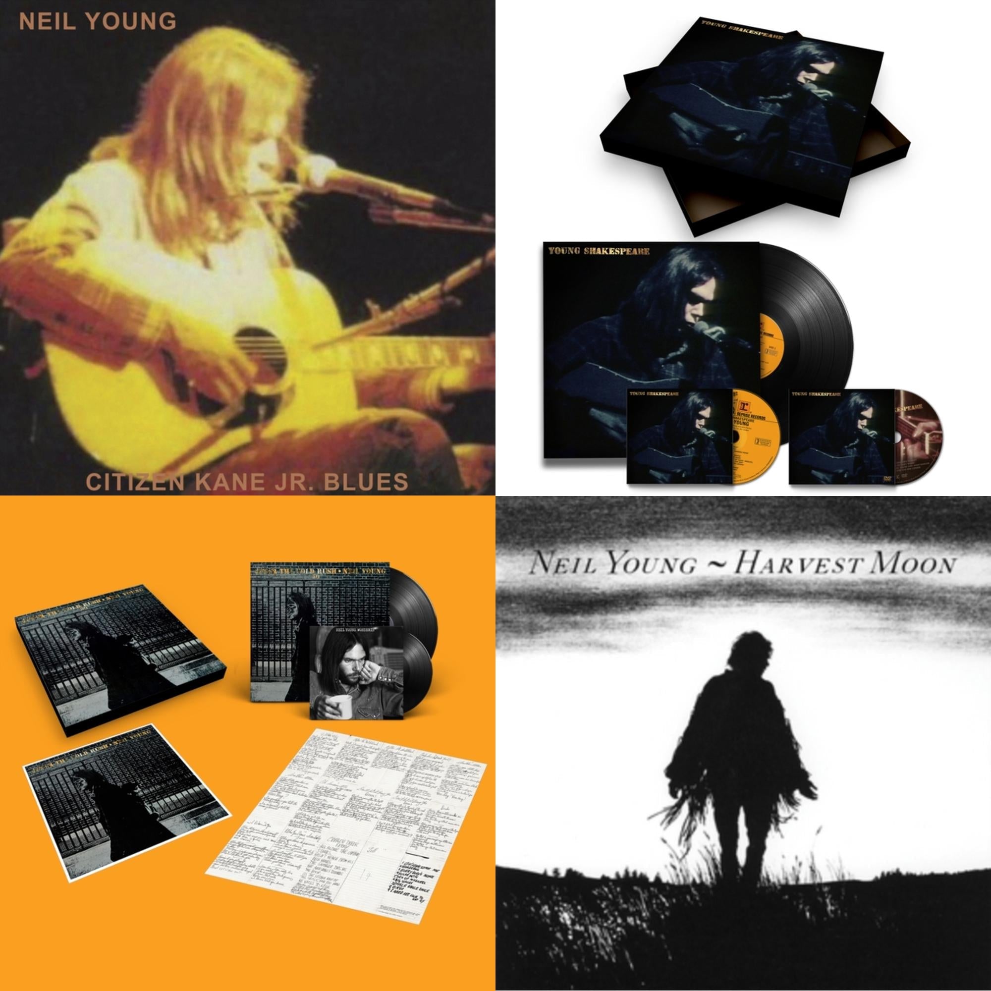 Citizen Kane Jr. Blues 1974 (Live At The Bottom Line) & Young Shakespeare (Deluxe) & After The Gold Rush (50Th Anniv Ed) & Harvest Moon (2LP)