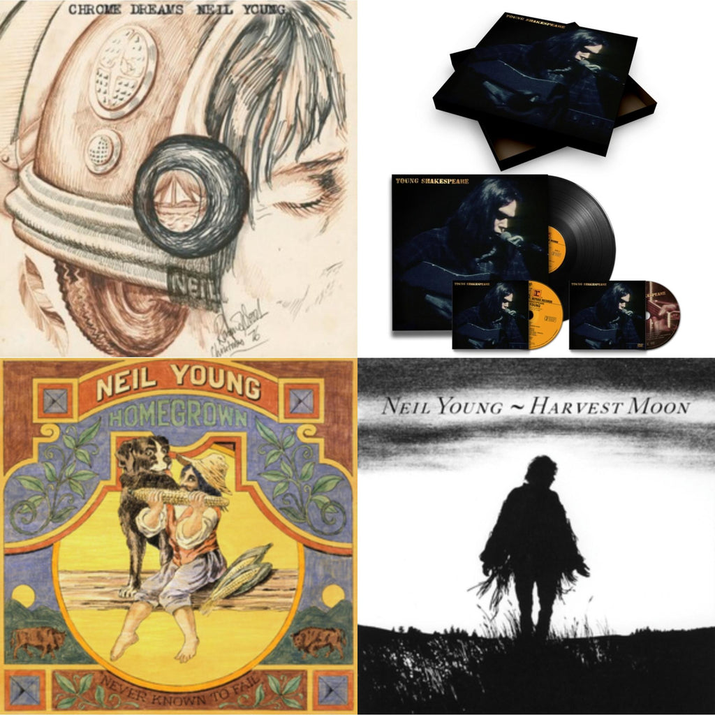 Chrome Dreams (2LP) & Young Shakespeare (Deluxe) & Homegrown & Harvest Moon (2LP)