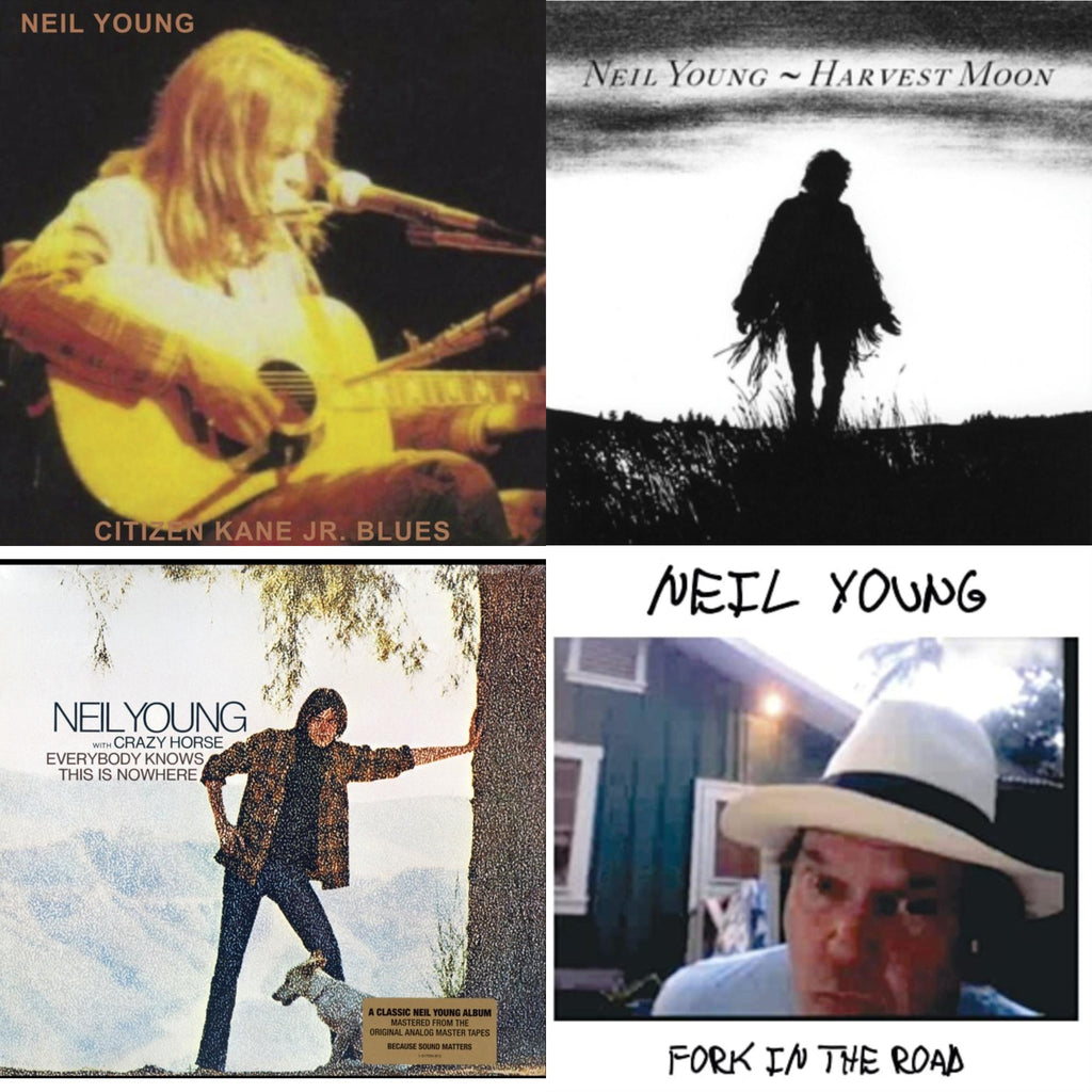 Citizen Kane Jr. Blues 1974 (Live At The Bottom Line) & Harvest Moon (2LP) & Everybody Knows This Is Nowhere & Fork In The Road (140G)
