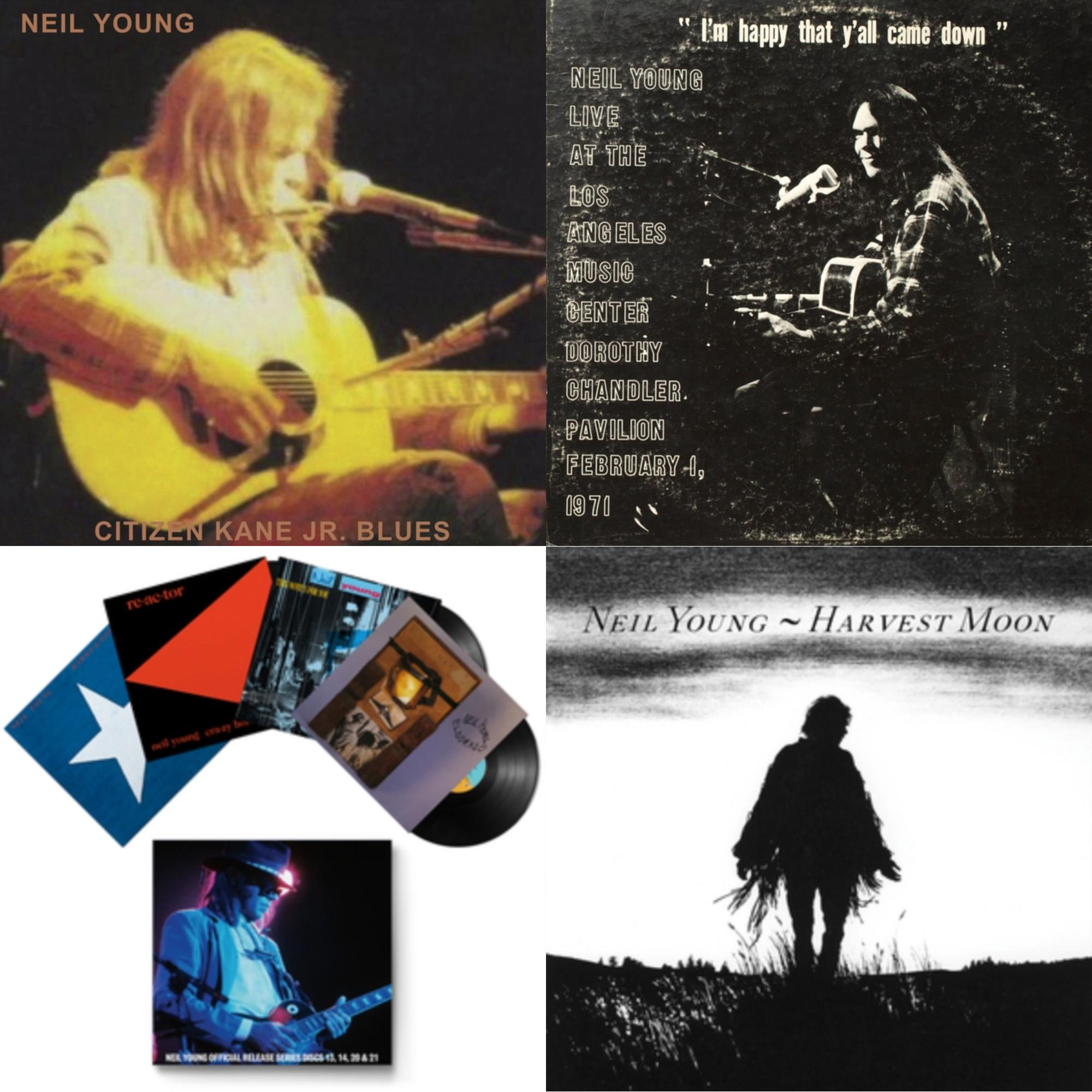Citizen Kane Jr. Blues 1974 (Live At The Bottom Line) & Dorothy Chandler Pavilion 1971 & Official Release Series Discs 13, 14, 20 & 21 & Harvest Moon (2LP)