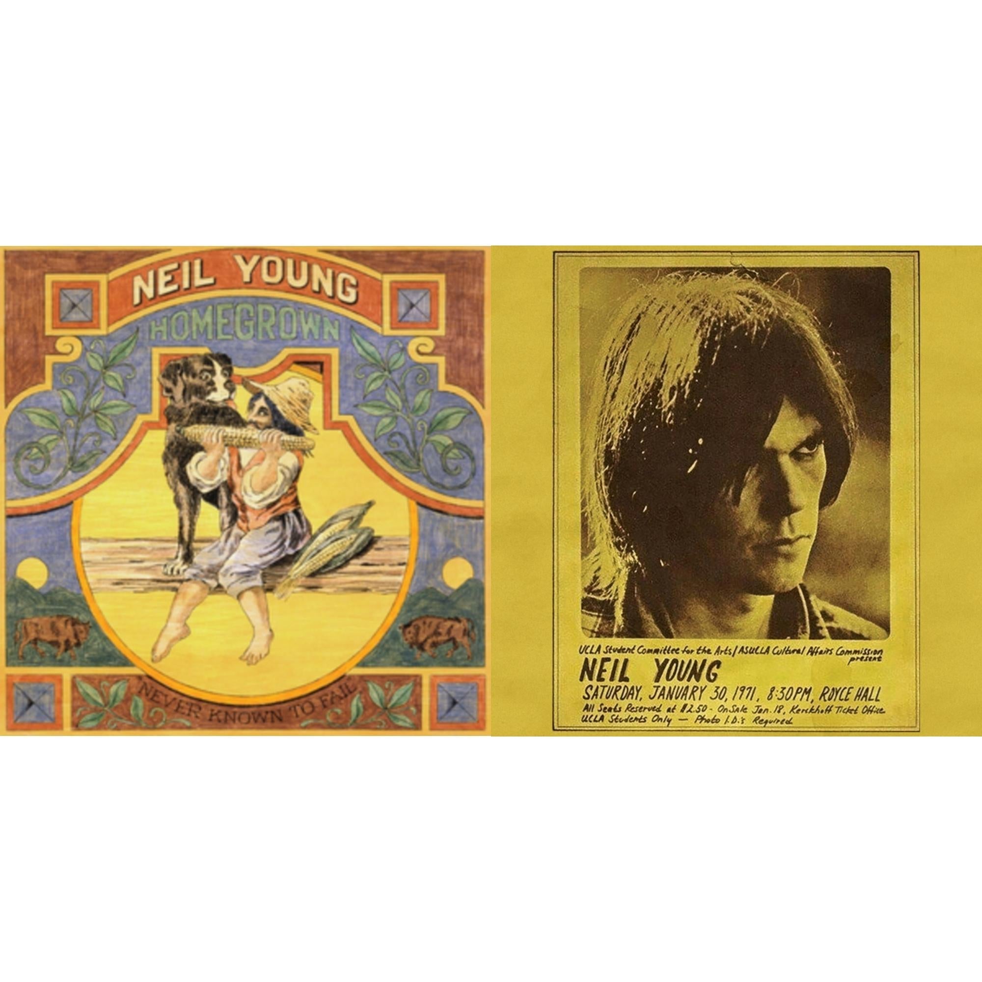 Neil Young - Royce Hall 1971 & Homegrown - LP Vinyl Bundle