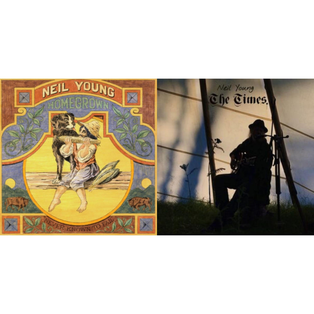 Neil Young - Times & Homegrown - LP Vinyl Bundle