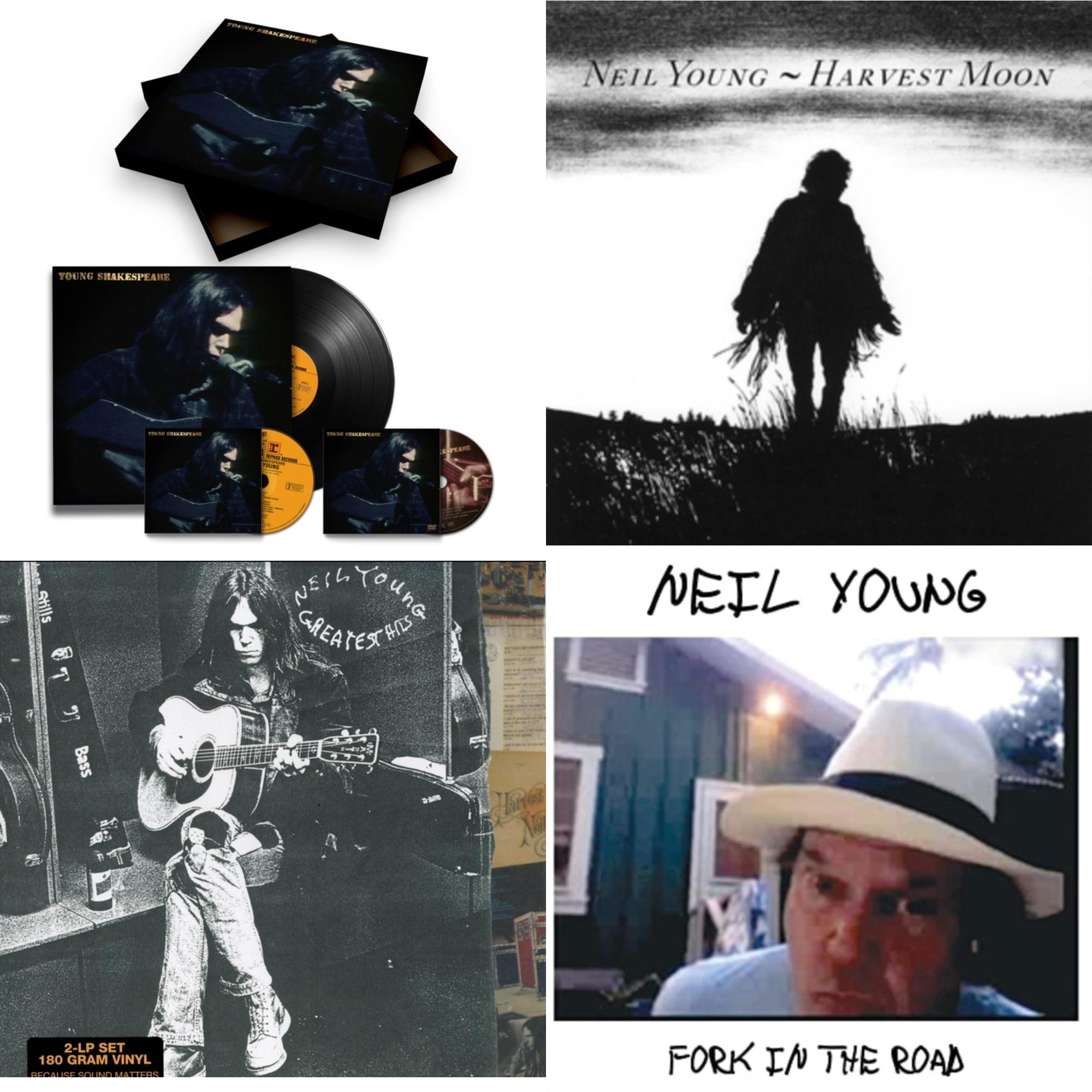 Young Shakespeare (Deluxe) & Harvest Moon (2LP) & Greatest Hits & Fork In The Road (140G)