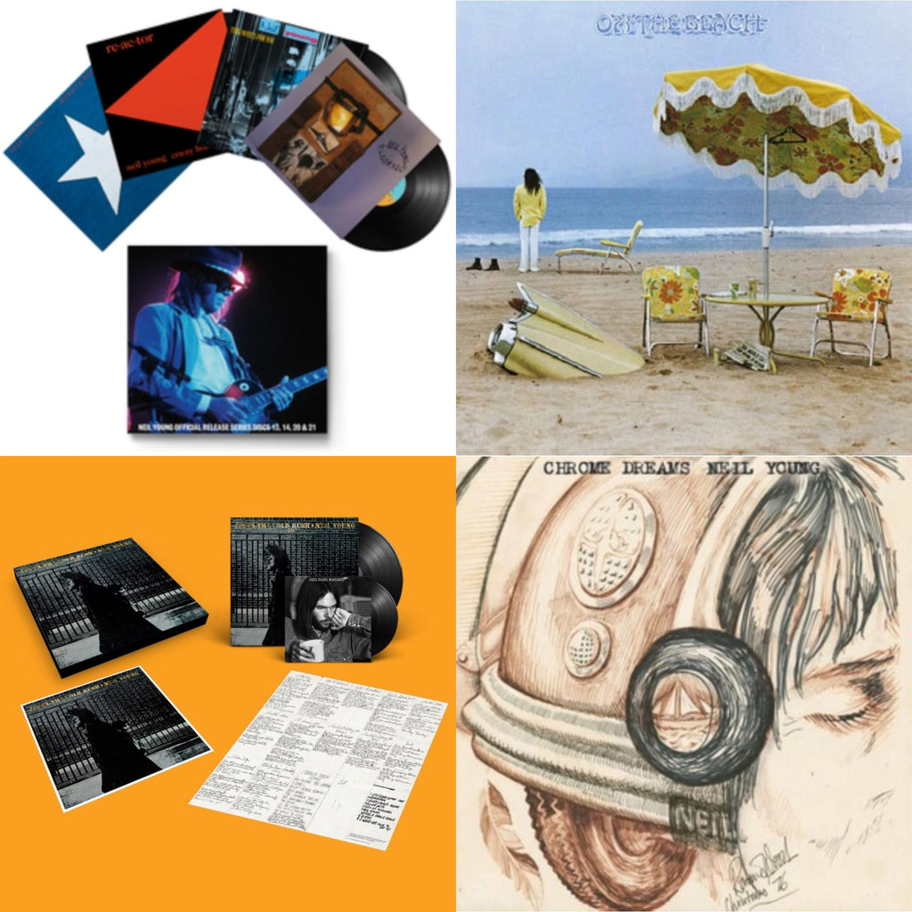 Chrome Dreams (2LP) & After The Gold Rush (50Th Anniv Ed) & Official Release Series Discs 13, 14, 20 & 21 & On The Beach