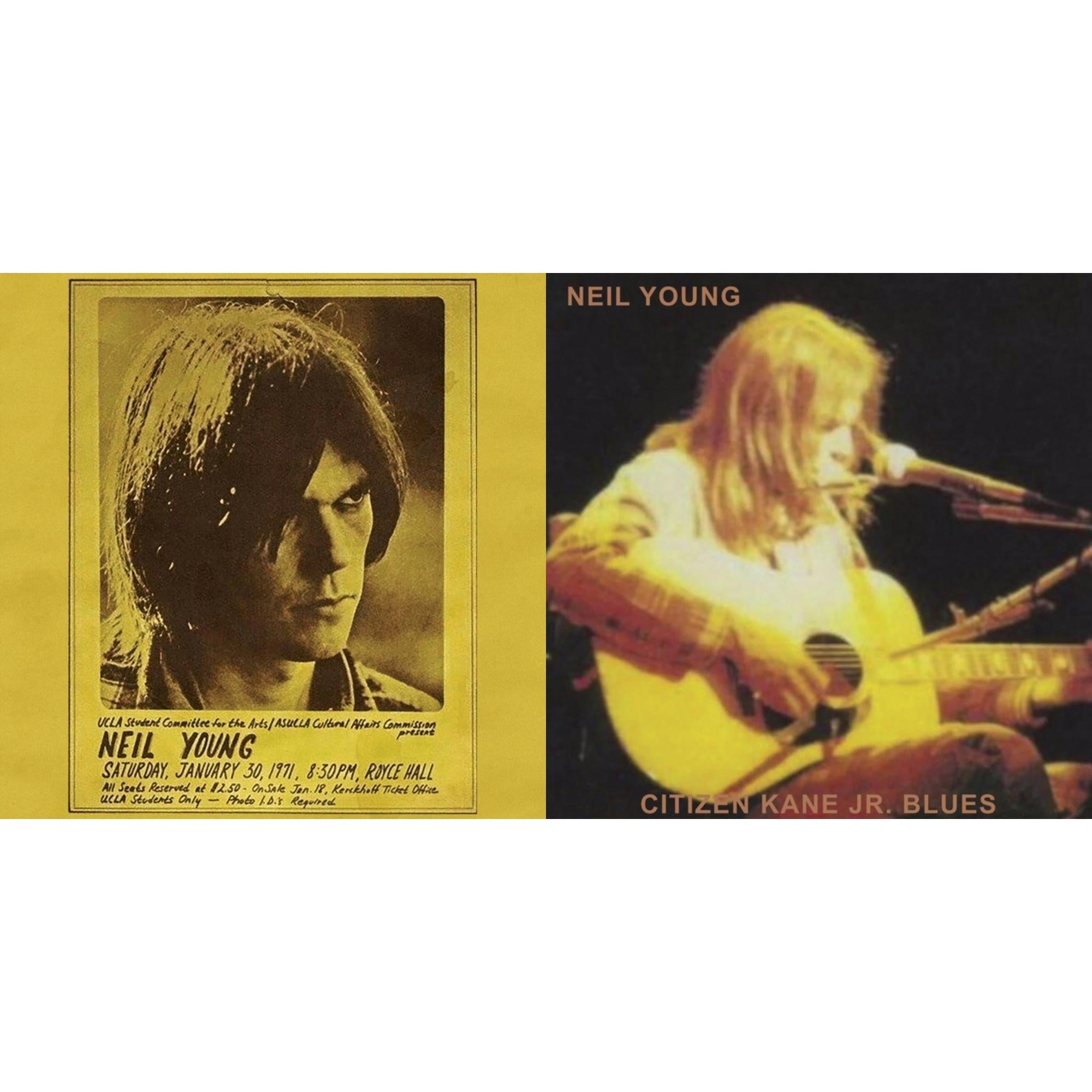 Neil Young - Royce Hall 1971 & Citizen Kane Jr. Blues 1974 (Live At The Bottom Line) - LP Vinyl Bundle