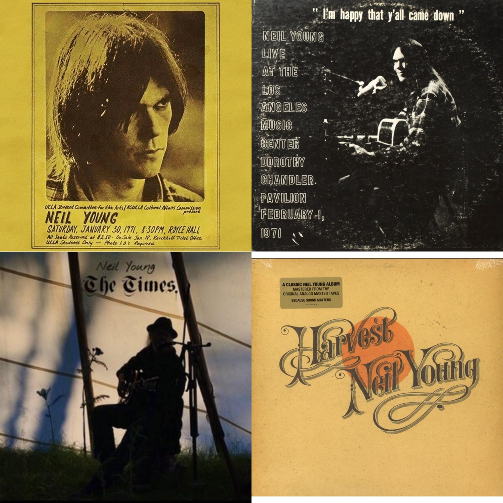 Royce Hall 1971 & Dorothy Chandler Pavilion 1971 & Times & Harvest