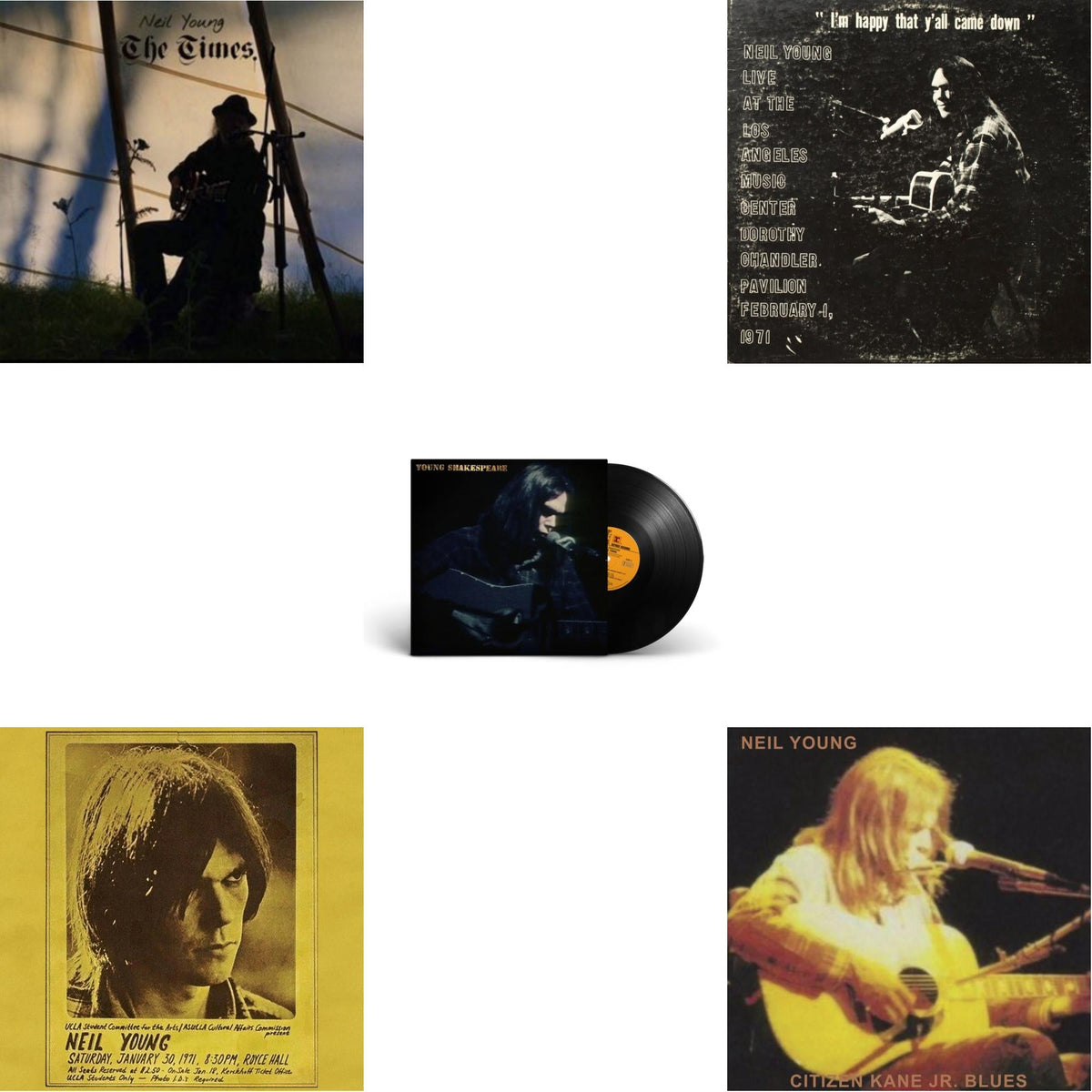 Royce Hall 1971 & Citizen Kane Jr. Blues 1974 (Live At The Bottom Line) & Dorothy Chandler Pavilion 1971 & Times & Young Shakespeare