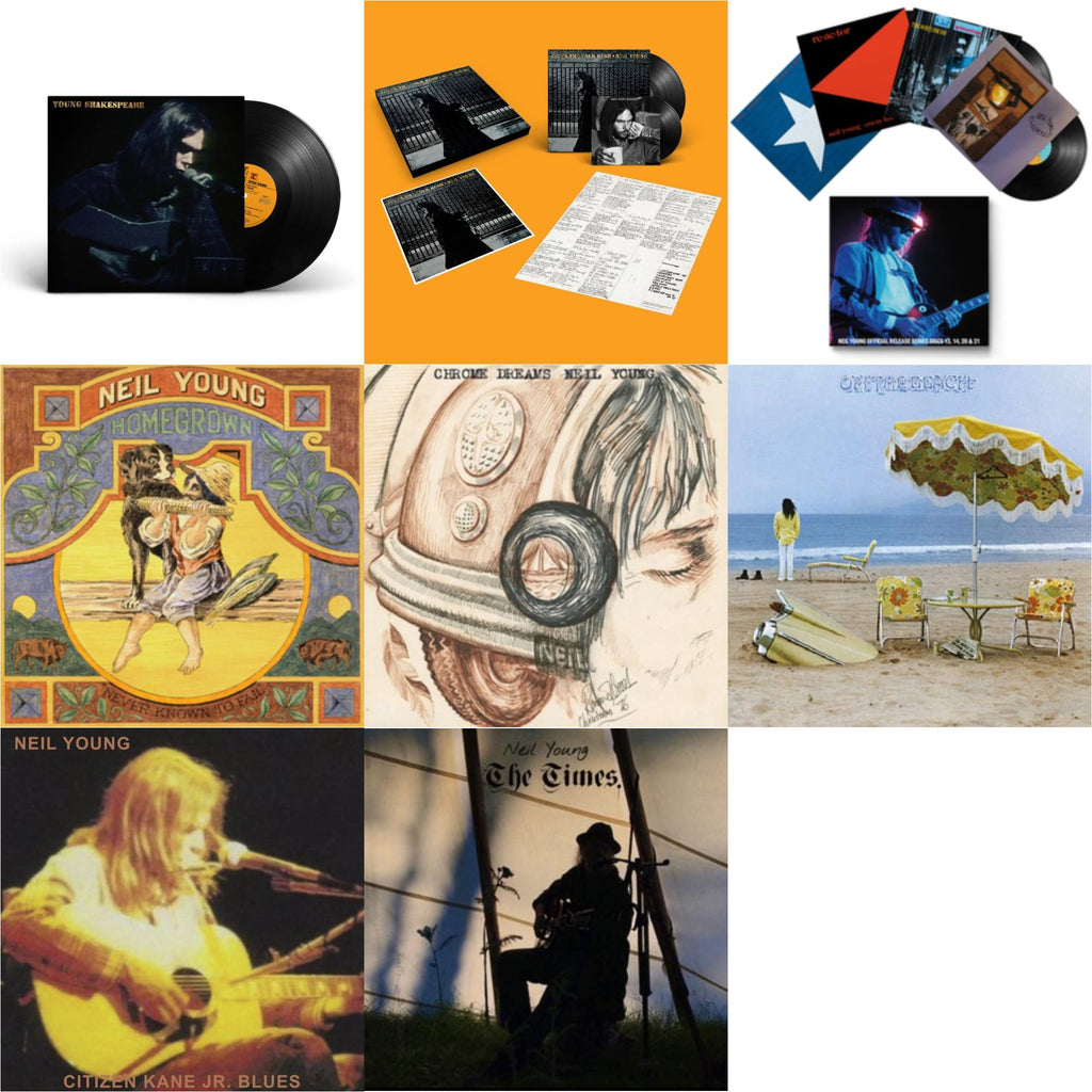 Chrome Dreams (2LP) & Citizen Kane Jr. Blues 1974 (Live At The Bottom Line) & Times & Young Shakespeare & After The Gold Rush (50Th Anniv Ed) & Official Release Series Discs 13, 14, 20 & 21 & Homegrown & On The Beach