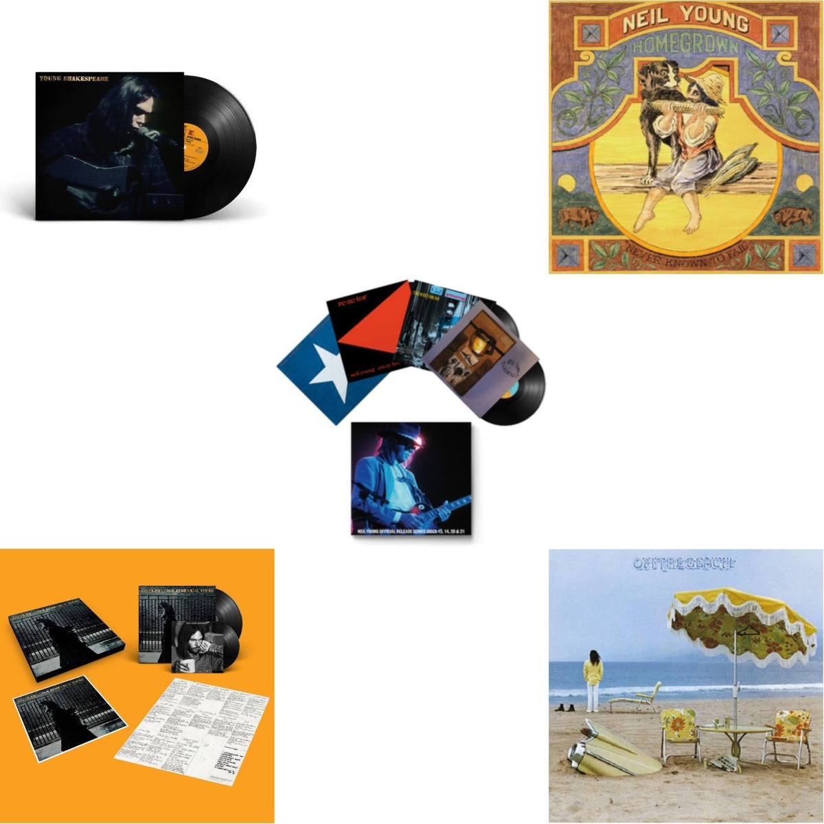 Young Shakespeare & After The Gold Rush (50Th Anniv Ed) & Official Release Series Discs 13, 14, 20 & 21 & Homegrown & On The Beach