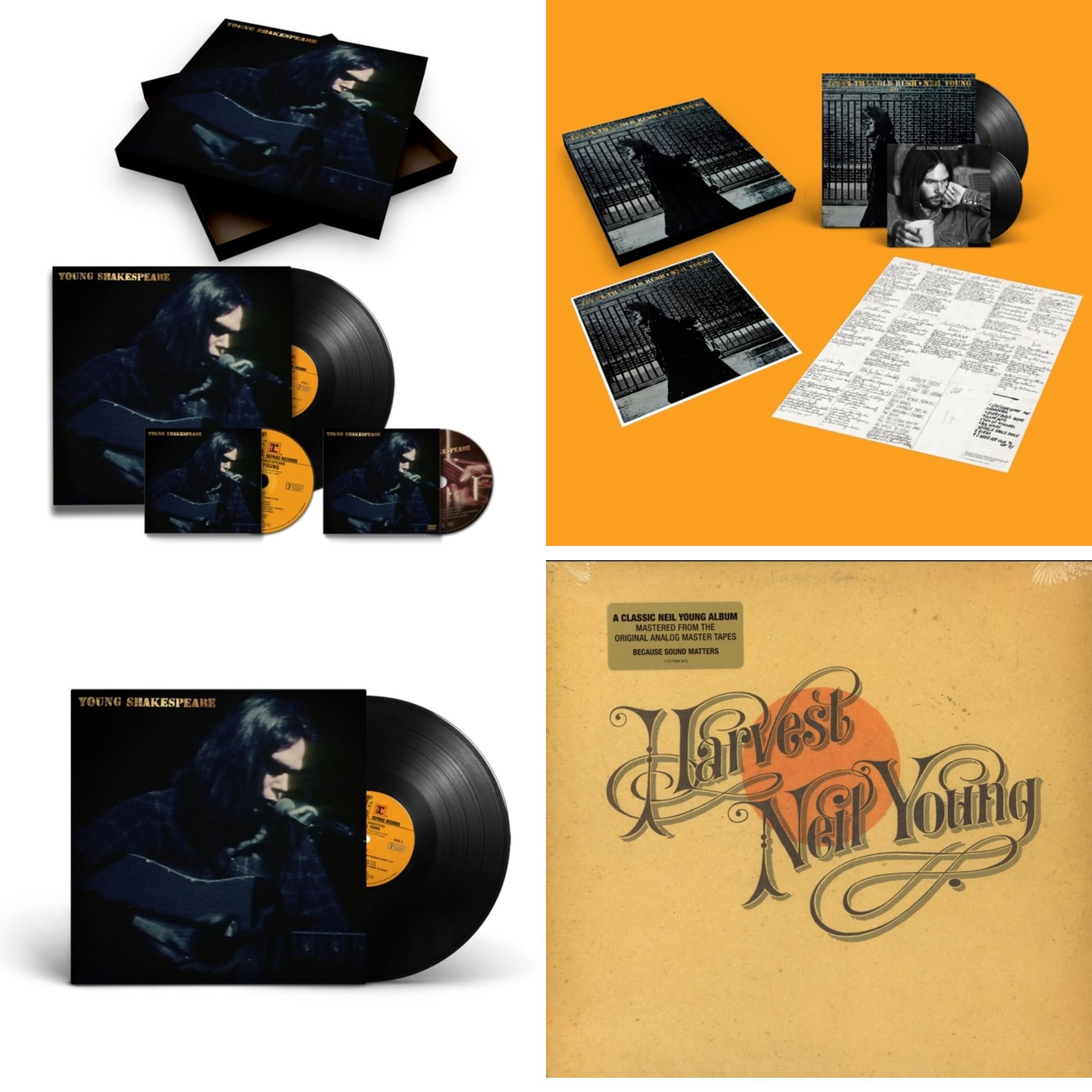 Young Shakespeare (Deluxe) & Young Shakespeare & After The Gold Rush (50Th Anniv Ed) & Harvest