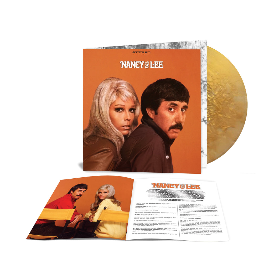 Nancy & Lee (LITA Sundown Gold metallic/Clear) Vinyl Record