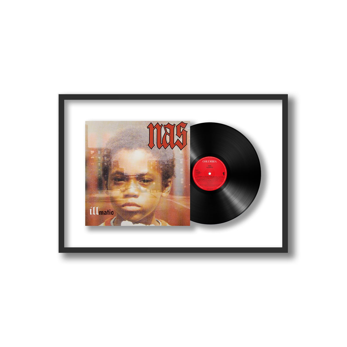Nas - Illmatic - Framed Vinyl Record