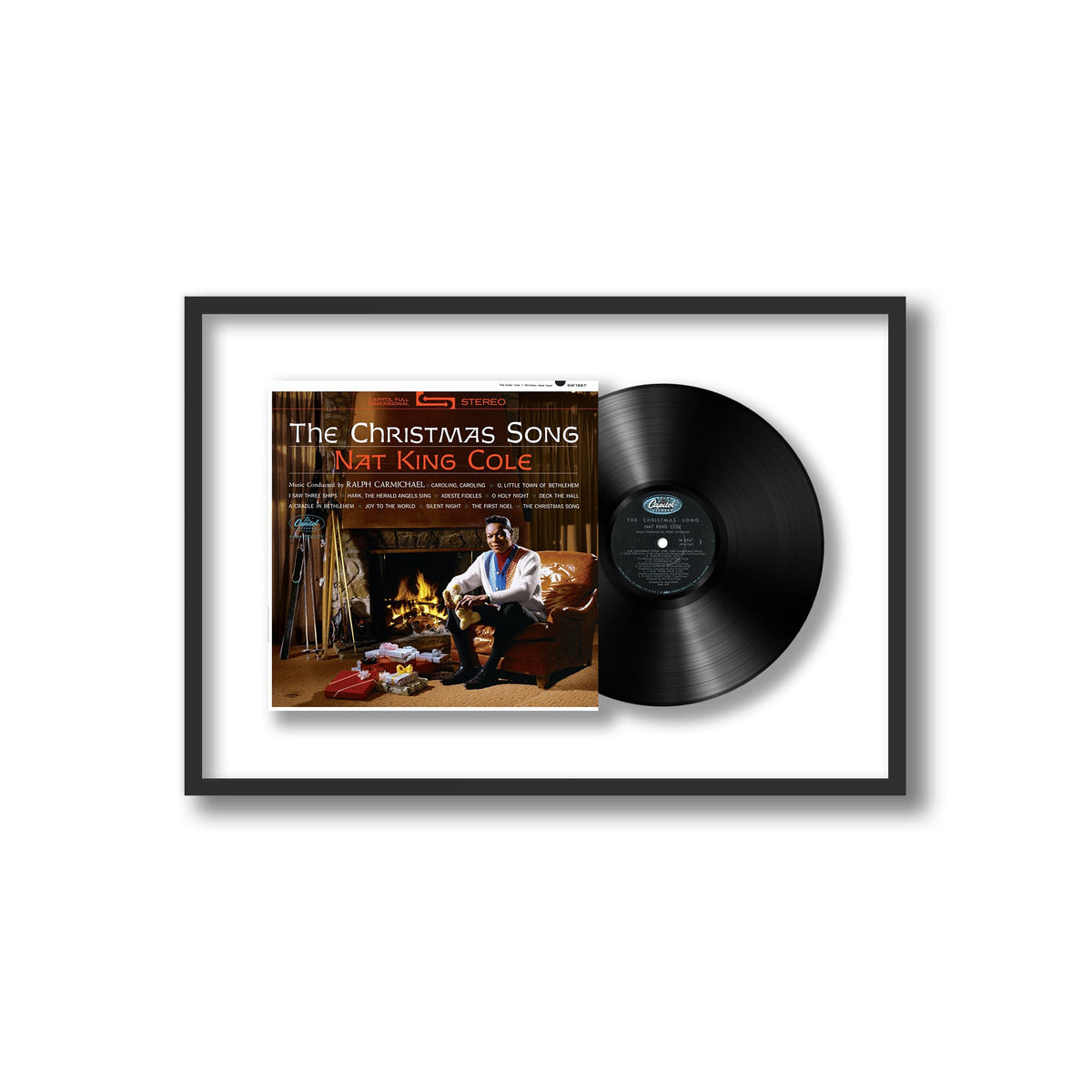 Nat King Cole - The Christmas Song - Framed Vinyl Record