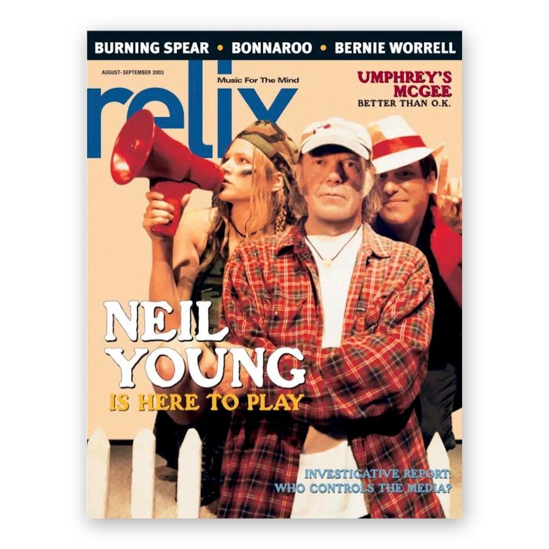 Neil Young - August/September 2003 Relix Issue Magazine