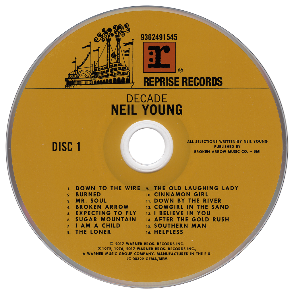 Neil Young – Decade (2-CD) Music CD