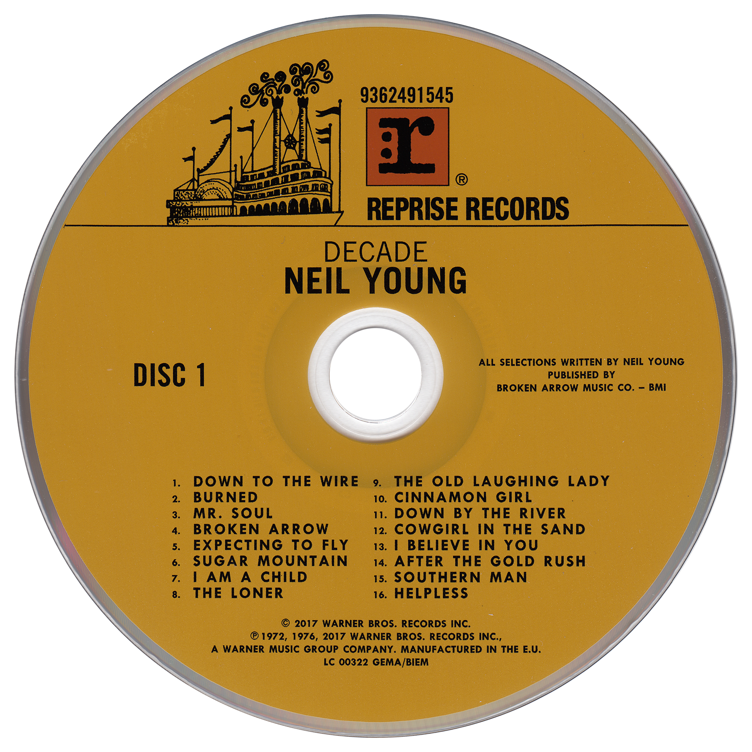 Neil Young – Decade (2-CD) Music CD