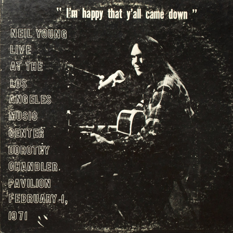 Neil Young Dorothy Chandler Pavilion 1971 Vinyl Record