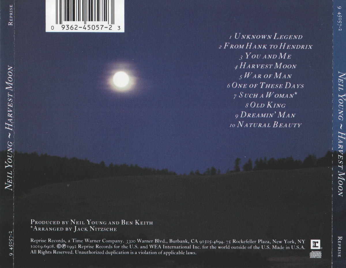 Neil Young – Harvest Moon Music CD