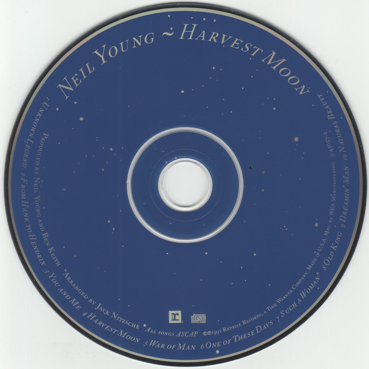 Neil Young – Harvest Moon Music CD