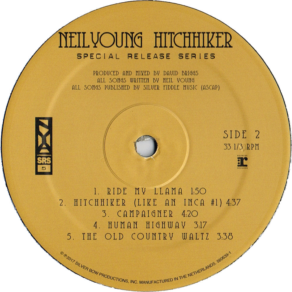 Neil Young – Hitchhiker (LP Vinyl) Vinyl Record