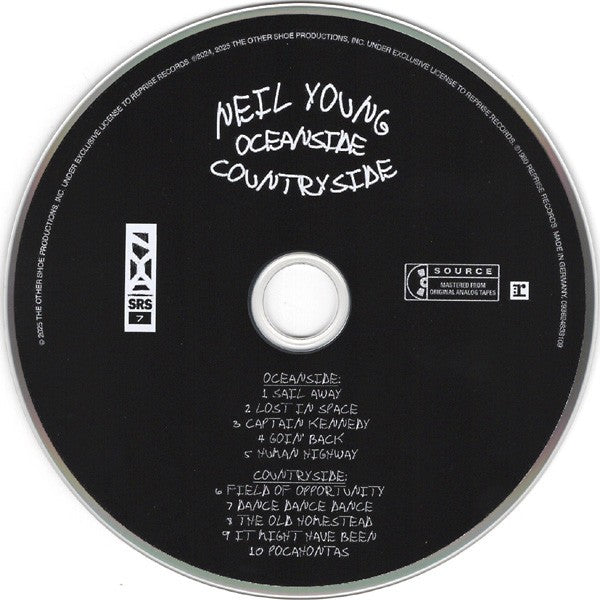 Neil Young – Oceanside Countryside Music CD