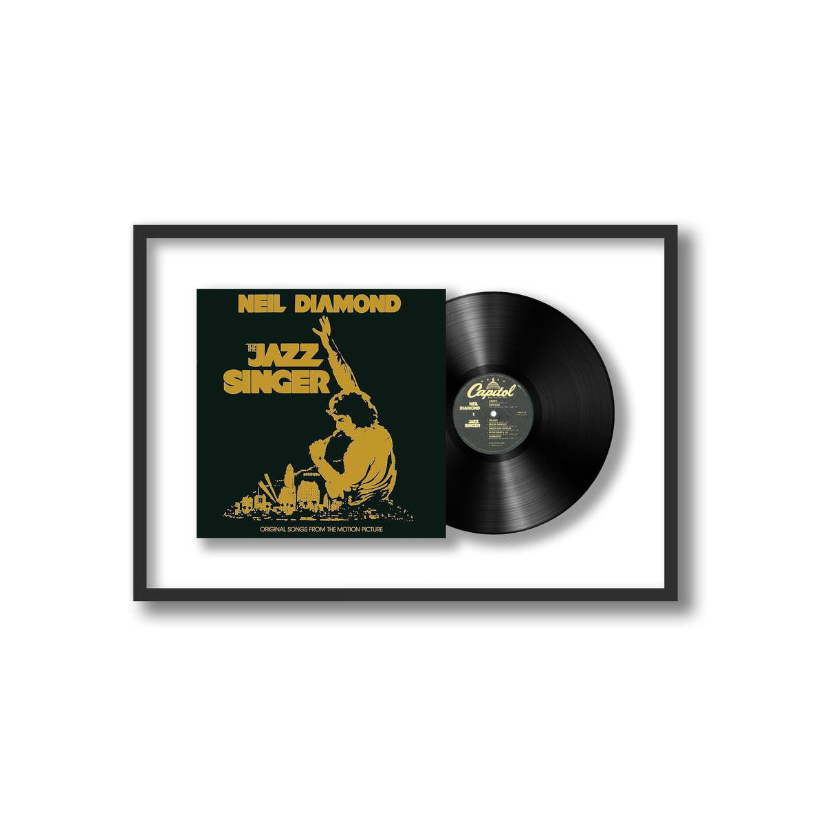 Neil Diamond - The Jazz Singer - Framed Vinyl Record