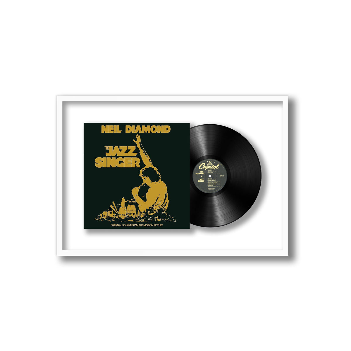 Neil Diamond - The Jazz Singer - Framed Vinyl Record