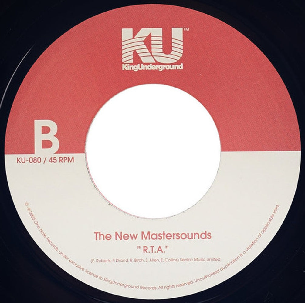 New Mastersounds – This Ain't Work Pt. 2 (7" Vinyl) Vinyl Record