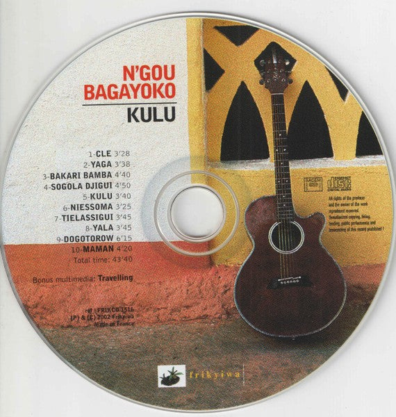 N'gou Bagayoko – Kulu Music CD