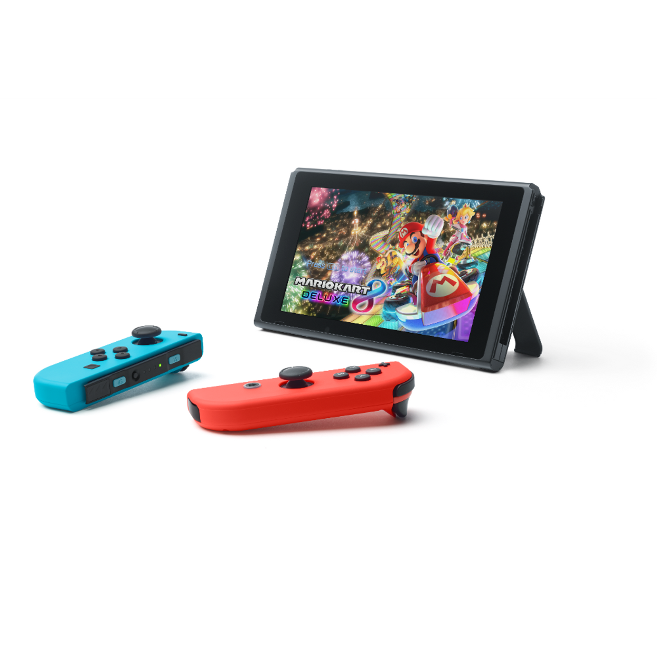 Nintendo - Switch Console Neon Red & Blue - Mario Kart 8 Deluxe Bundle (2024)