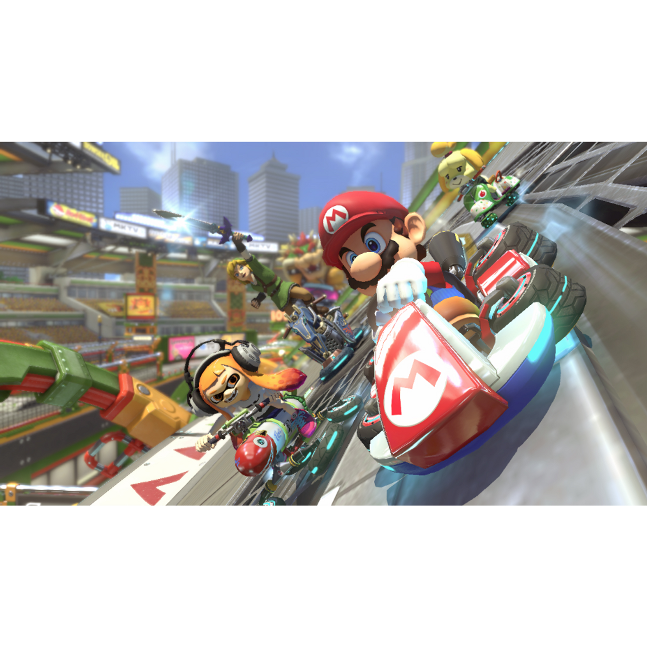Nintendo - Switch Console Neon Red & Blue - Mario Kart 8 Deluxe Bundle (2024)